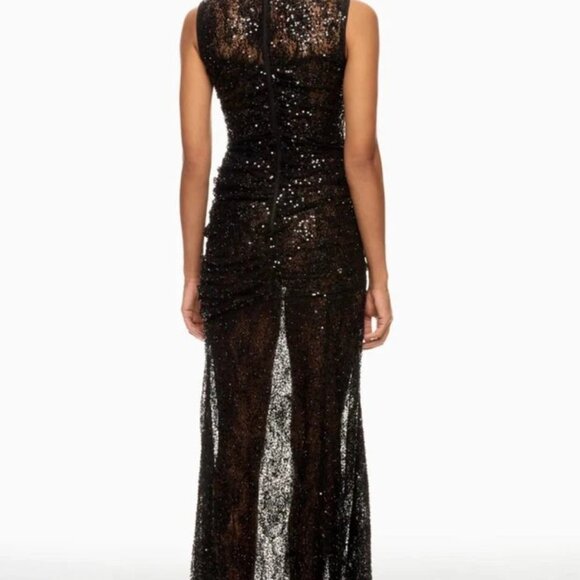 AKNVAS Lina Dress Women's Size 6 Black- Rent The Runway Dress - Picture 3 of 7